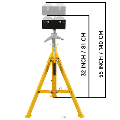 Soporte de tubería tipo jack (elevador), 1109